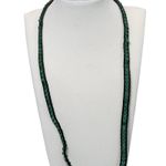 Lulu Dharma Green Bead & Leather Wrap Necklace Adjustable 32" Photo 5