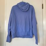We Wore What  Oversized Hoodie Sweatshirt Womens XL Powder Blue Photo 7
