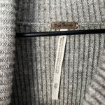 Free People softly knit tunic grey softly structured oversized tunic sweater Photo 9