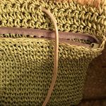 Tommy Bahama woven straw Purse Tote handbag with leather handles Photo 4