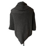 Moth Anthropologie Brown Batwing Basket Weave Cowlneck Cocoon Sweater, S… Size M Photo 4