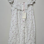 Rachel Ashwell  Shabby‎ Chic Ruffle Nightgown Womens Sz M Cottagecore Prairie Photo 0