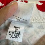 Hanna Andersson Adult Long John Pant Size Medium Dear Deer 42069 Red Photo 1