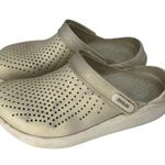 Crocs Lite Ride Clogs Comfort Slip On Sandal Unisex White Mens 6 Womens 7 Photo 1