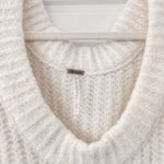 Free People NEW  Blue Bell Slouchy Tunic Sweater Photo 4