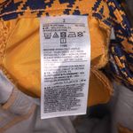 Old Navy Navy Blue & Burnt Orange Houndstooth Pixie Ankle Dress Pant Photo 7