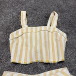 Denim Striped Set Gold Size 4 Photo 4