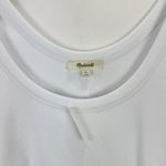 Madewell  Regenerative Cotton Ribbed Scoopneck Tank Top Womens White XL NWT Photo 7