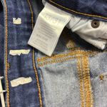 Simple Society  Button Fly Distressed Raw Hem Ankle Blue Jeans Sz 13 or 31 Waist Photo 7