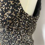 Vintage Midi Dress Polka Dots Stretchy Y2K Whimsigoth Grunge Fairygoth Fairy Black Size 14 Photo 6