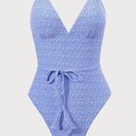 Berlook Blue Jacquard Halter One Photo 6