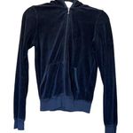 Juicy Couture Vintage  black velour zip up jacket Photo 0