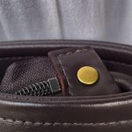 Leather Large Tote Shoulder Bag Chocolate Brown Double Straps Laptop Bag CLASSIC Photo 9