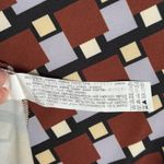 ZARA  Dress Womens XS Black Purple Geometric Print Midi Colorful Vlogger Favorite Photo 9