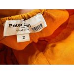 Peter Som  COLLECTIVE Yellow Linen Blend Cross Back Jumpsuit Size 2 Photo 9