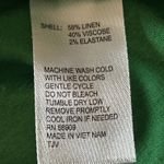 Alex Marie  Green Linen Romper Sz 10 with belt Photo 3