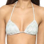 Eberjay Eberjey NWT Surf Spray Mia Triangle Bikini Top Iceberg Blue Size Medium Photo 8