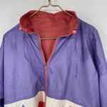 Vintage 80’s Full Zip Reversible Neon Wind Breaker Women’s Size L Purple Size L Photo 1