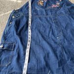 Disney Vtg 90s Winnie The Pooh Denim Shortalls Overall - Women's Sz 26W/… Photo 5