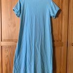 Katz Blue Embroidered Beach Dress Size L Photo 9