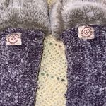 Dearfoams The Original Dearfoam Slipper Sox’s Lavender/Grey Fleece Lining Thick Warm Cozy Photo 1