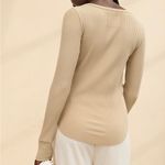 Aerie Ribbed Henley Shirt Photo 1