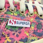 Superga Agua Bendita Floral Canvas Casual Sneakers Low Top Women’s 8 EU 39 Photo 6