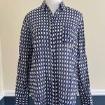 J.Crew Boy Shirt in Jet-Set Geo Print Button Down Shirt Long Sleeves Size 6 Photo 3