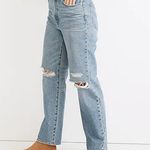 Madewell The Perfect Vintage Straight Distressed Rigid High Rise Jean Photo 0
