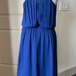 Sandro cobolt Blue adjustable spaghetti strap Midi Dress Photo 2