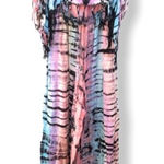 Indah  Tie Dyed‎ Jumpsuit With Fringe at top Photo 0