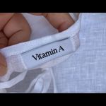 Vitamin A  NOLA MINI DRESS, WHITE XS Photo 9
