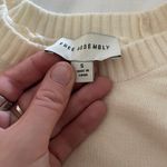 Cream Crewneck Sweater Size S Photo 1