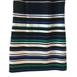 Beige by ECI Women's Striped Knee Length Dress Size M Blue Black White Size M Photo 2