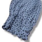 Abercrombie & Fitch Bodysuit Size XL Women's Long Sleeve Top Sheer Leopard Print Photo 4