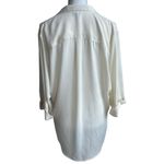 Topshop  Cream Wrap Blouse with Notched Collar Photo 2