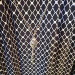 R&M Richards Black and White Dress‎ with Attached Necklace Size 18W Photo 5