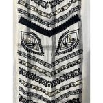 MUCHE Muchette Embellished Open Front Cardigan Duster Bohemian Festival Women OS Black Size 00 Photo 4