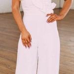 These Three Boutique Ruffled Wide Leg Jumpsuit  Photo 0