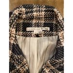 Veronica Beard  Enzo Dickey Oversized Plaid heavy knit tweed Vest Sz Small Photo 3