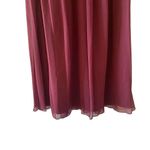 Jenny Packham Cabernet Cap Sleeve Chiffon Bridesmaid Dress Fit & Flare 12 #1654 Purple Photo 3