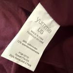 Yummie Shapewear Susie Flare Leggings 360° Sculpt Cotton Burgundy $50 L Red Size L Photo 6