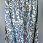 American Eagle A&E Floral Blue and White Skirt Photo 4
