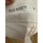 Old Navy  Womens High Rise WOW Wide Leg White Denim Jeans Size 6 Stretch Neutral Photo 6