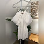 Elliatt Arctic White Off-Shoulder Mini Dress Medium Photo 3