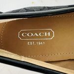 Coach Frida Black Signature Logo Print Canvas Loafer - US 6.5 Photo 3