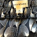 Max Studio  Wide Leg Black and Off White Pants Photo 3