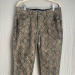 Democracy Pants Women's AB Technology Ankle Jeans Size 8 Snake Print Straight Photo 1