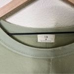Anthropologie  T.La Tunic Sweatshirt Sweat Shirt Top Guacamole Green Size M Photo 4
