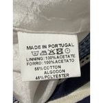 Vilagallo Striped Dress Size 40 Blue White Short Sleeve Cotton Blend US‎ 8 Photo 10